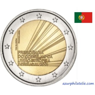 2 euro commémorative - Portugal - 2021 - Portuguese Presidency of the Council of the European Union - UNC