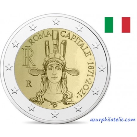 2 euro commémorative - Italy - 2021 - 150th Anniversary of the institution of Rome Capital of Italy - UNC