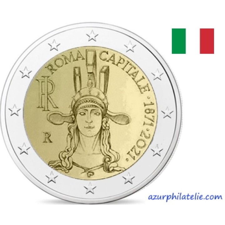 2 euro commémorative - Italie - 2021 - 150 ans de la proclamation de Rome en tant que capitale de lItalie - UNC
