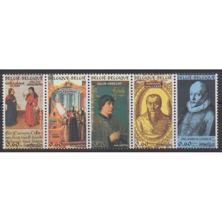 Buy this set of stamps of Belgium of the year 2006 (Nb 3456/3460).