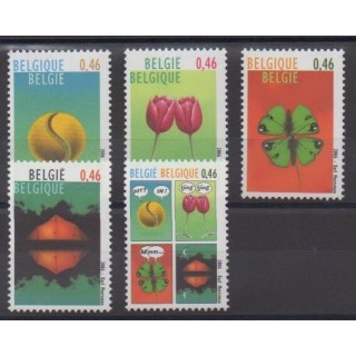 Acheter cette série de timbres de Belgique de l'année 2006 (No 3540/3544).