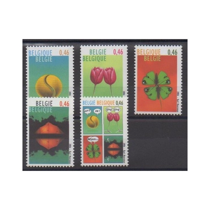 Acheter cette série de timbres de Belgique de l'année 2006 (No 3540/3544).