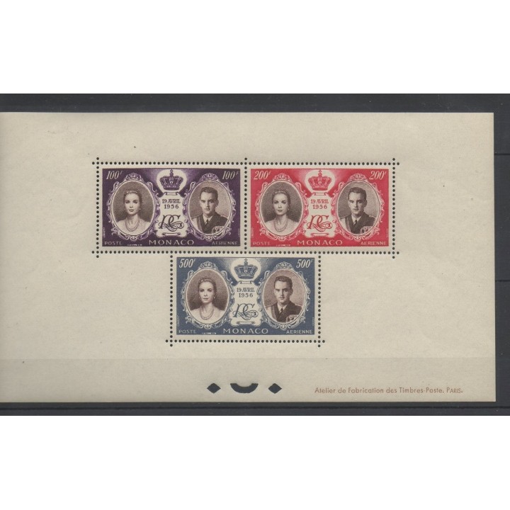 Timbres  - Monaco - Blocs et feuillets  - 1956 - No BF 6