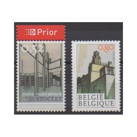 Belgium - 2007 - Nb 3613/3614 - Architecture
