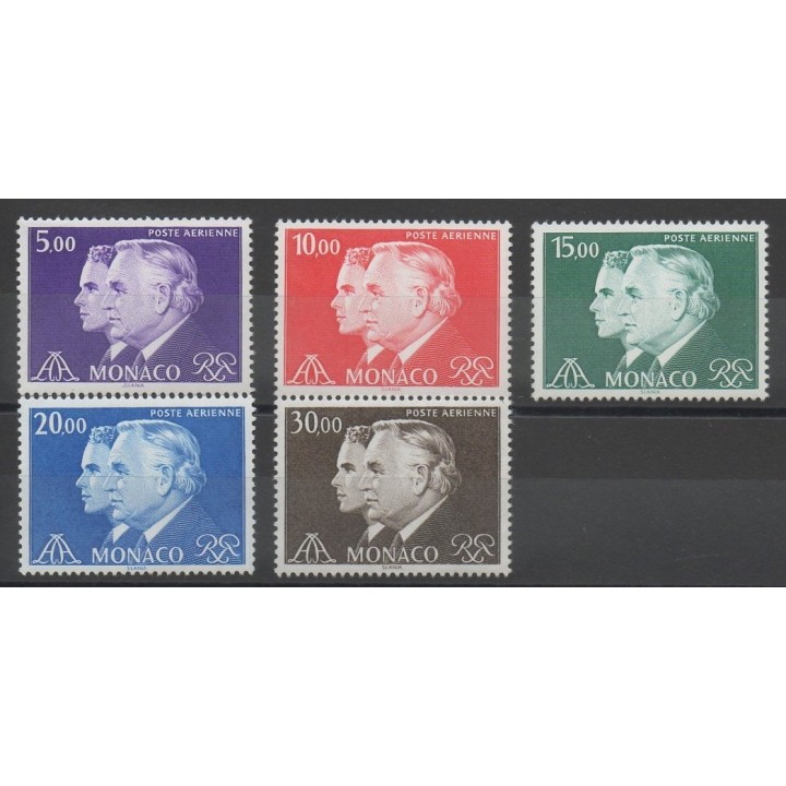 Timbres  - Monaco - Poste aérienne - 1982 - No PA100/PA104