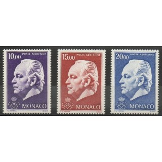 Stamps  - Monaco - Airmail - 1974 - Nb PA97/PA99
