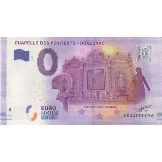 Euro banknote memory - 2016 - Chapelle des Pénitents - (Corrèze)