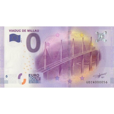 Euro banknote memory - 12 - Viaduc de Millau - 2016-1 - Nb 56