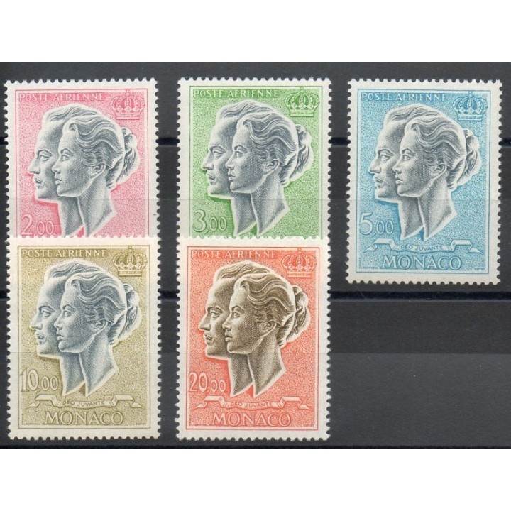 Timbres  - Monaco - Poste aérienne - 1966 - No PA87/PA90A