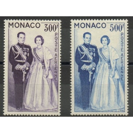 Monaco - Poste aérienne - 1959 - No PA71/PA72
