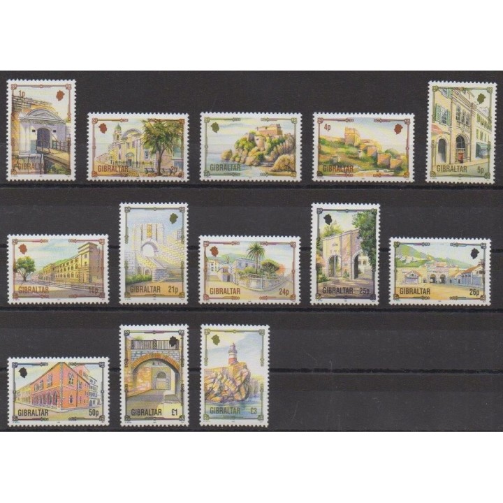 Acheter cette série de timbres de Gibraltar de l'année 1993 (No 671/683).