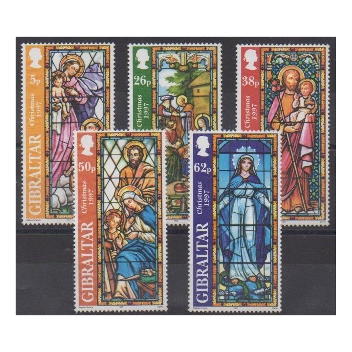 Buy this set of stamps of Gibraltar of the year 1997 (Nb 817/821).