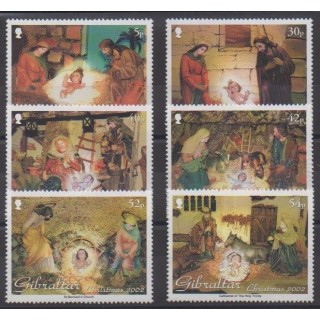 Acheter cette série de timbres de Gibraltar de l'année 2002 (No 1023/1028).