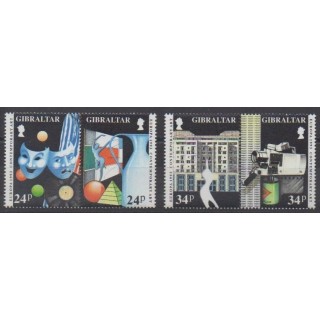 Acheter cette série de timbres de Gibraltar de l'année 1993 (No 663/666).