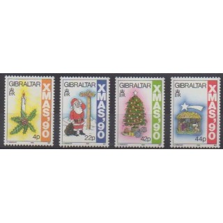 Buy this set of stamps of Gibraltar of the year 1990 (Nb 615/618).