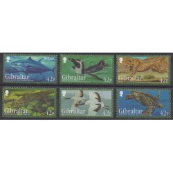 Gibraltar - 2013 - Nb 1568/1573 - Animals - Endangered species - WWF