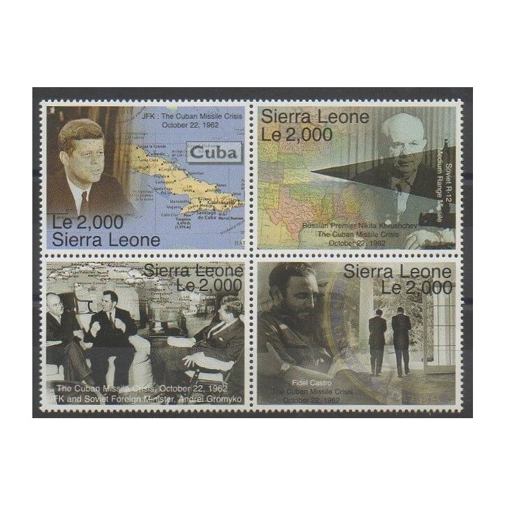 Acheter cette série de timbres de Sierra Leone de l'année 2006 (No 4174Q/4174T).