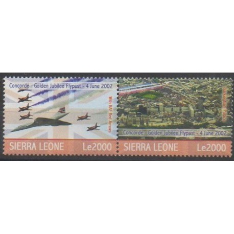 Sierra Leone - 2007 - Nb 4182/4183 - Planes