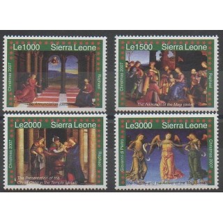 Acheter cette série de timbres de Sierra Leone de l'année 2007 (No 4199/4202).