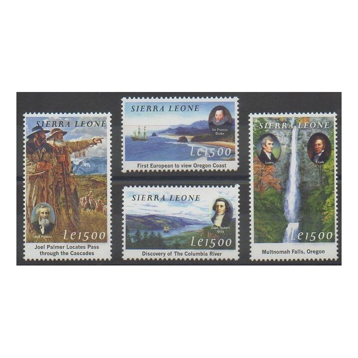 Acheter cette série de timbres de Sierra Leone de l'année 2008 (No 4277/4280).