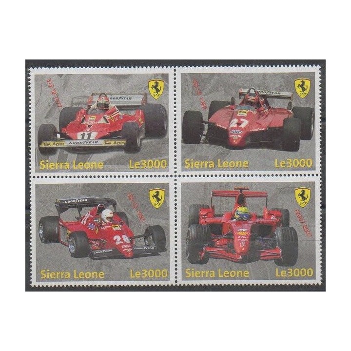 Acheter cette série de timbres de Sierra Leone de l'année 2009 (No 4388/4391).