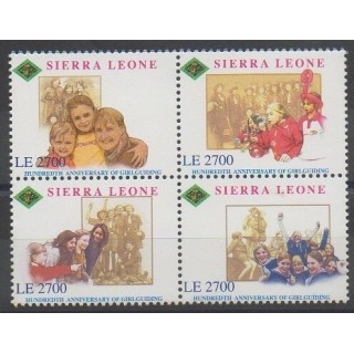 Acheter cette série de timbres de Sierra Leone de l'année 2010 (No 4498/4501).