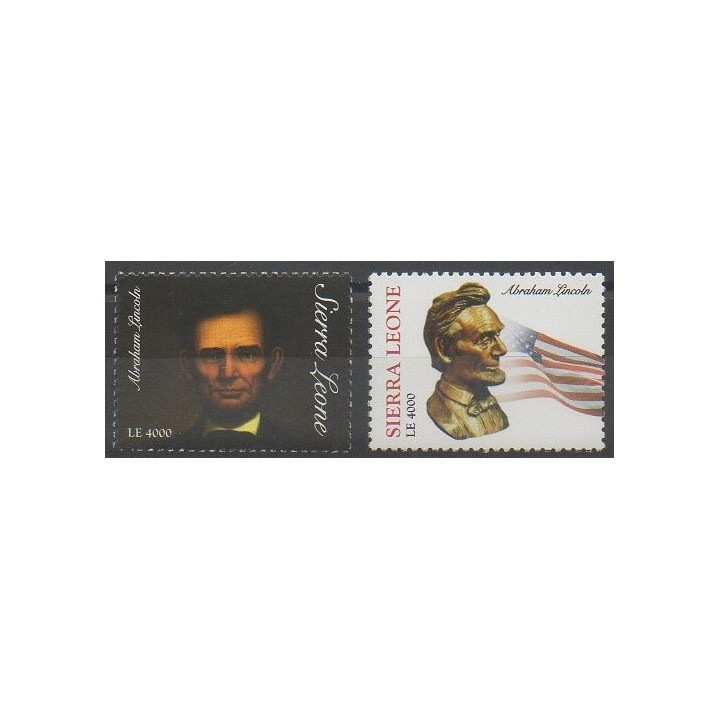 Buy this set of stamps of Sierra Leone of the year 2011 (Nb 4605/4606).