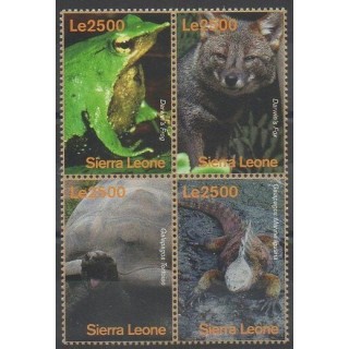 Acheter cette série de timbres de Sierra Leone de l'année 2010 (No 4553A/4553D).