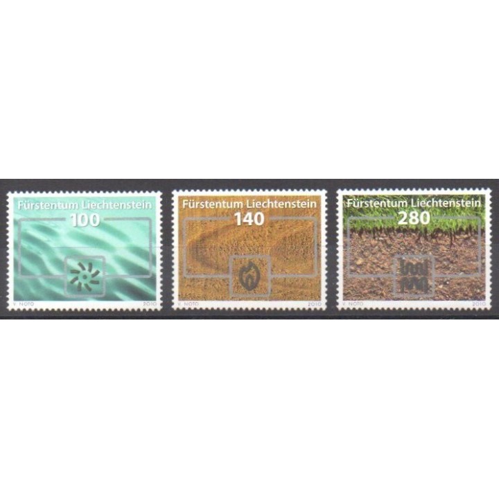 Acheter cette série de timbres du Liechtenstein  de l'année 2010 (No 1507/1509).