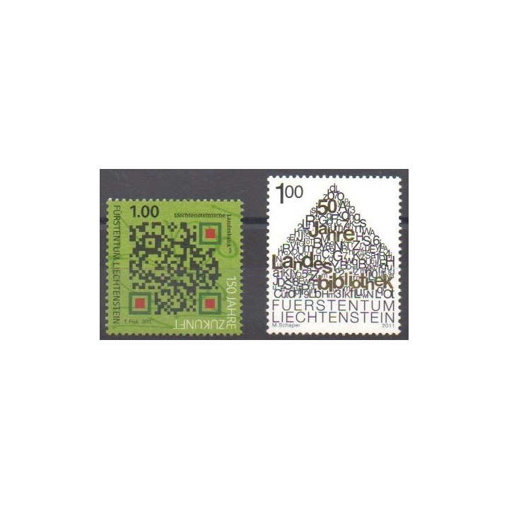 Acheter cette série de timbres du Liechtenstein  de l'année 2011 (No 1521/1522).