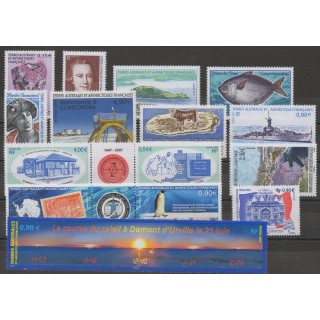 Timbres  - Terres Australes et Antarctiques Françaises - Année complète - 2007 - No 453/477 - BF 17/BF18