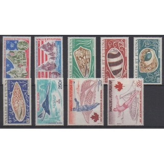 Acheter les timbres de Wallis et Futuna de l'année 1976 (No 190/195 - PA71/PA73).