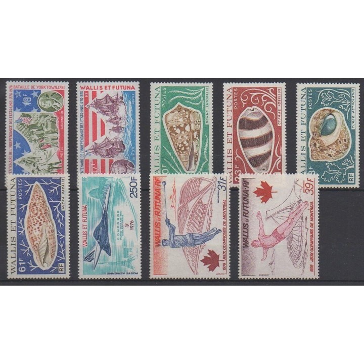 Buy the stamps of Wallis et Futuna of the year 1976 (Nb 190/195 - PA71/PA73).
