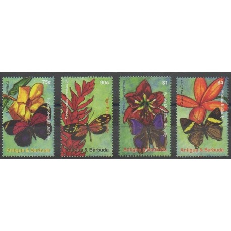 Antigua and Barbuda - 2007 - Nb 3808/3811 - Flowers