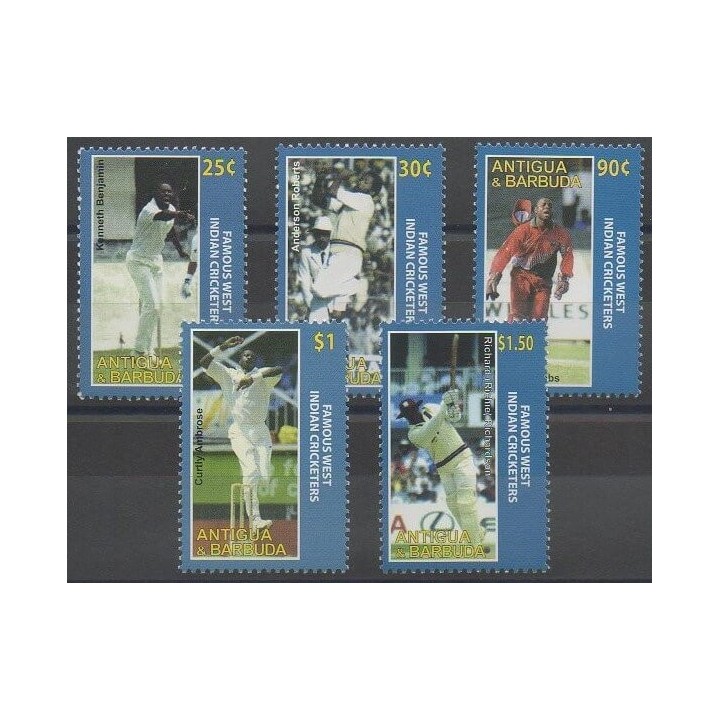 Acheter cette série de timbres d'Antigua et Barbuda de l'année 2007 (No 3816/3820).