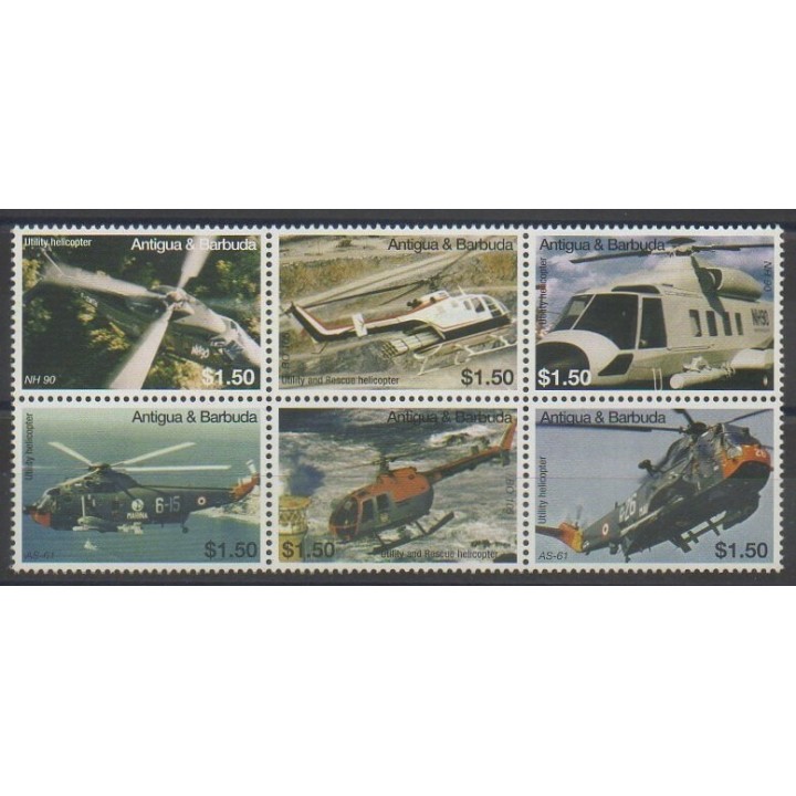 Acheter cette série de timbres d'Antigua et Barbuda de l'année 2007 (No 3853/3858).