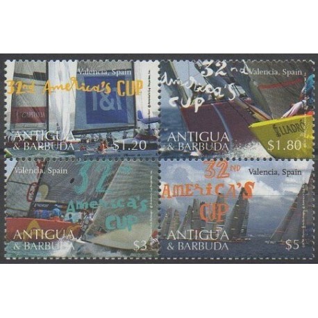 Antigua and Barbuda - 2008 - Nb 3906/3909 - Boats - Various sports