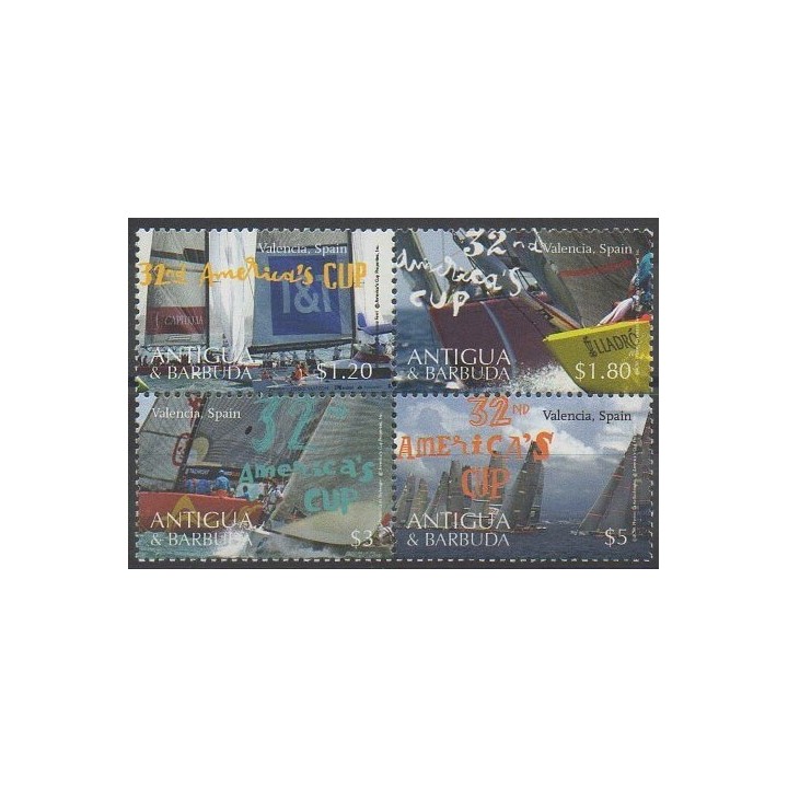 Acheter cette série de timbres d'Antigua et Barbuda de l'année 2008 (No 3906/3909).