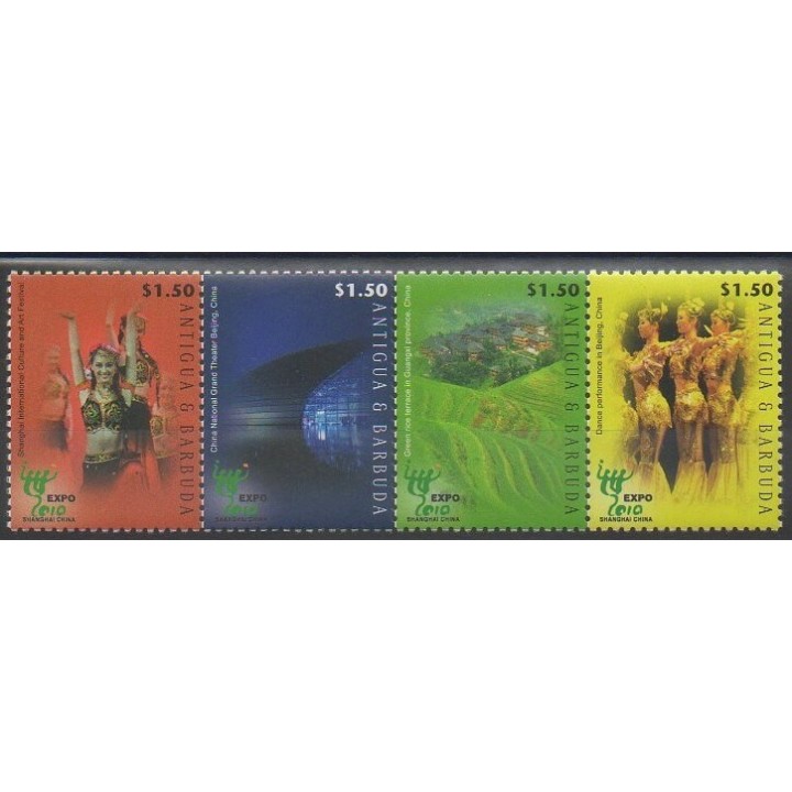 Buy this set of stamps of Antigua and Barbuda of the year 2010 (Nb 4071/4074).