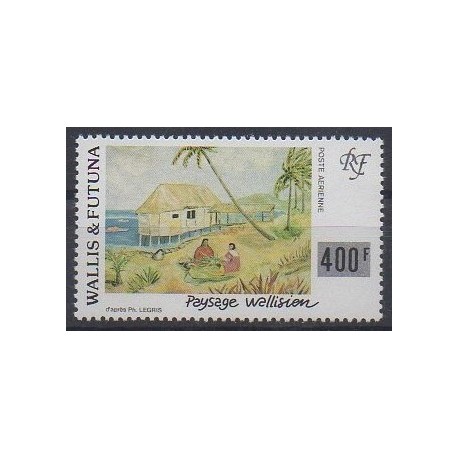 Wallis et Futuna - Poste aérienne - 1994 - No PA179 - Sites