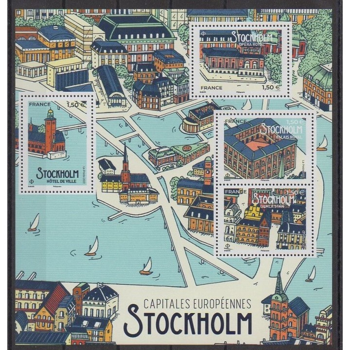 Buy this souvenir sheet  of France of the year 2021 (BF Stockolm).