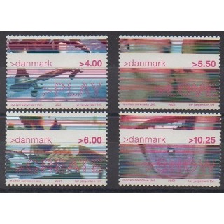 Acheter cette série de timbres du Danemark de l'année 2001 (No 1284/1287).
