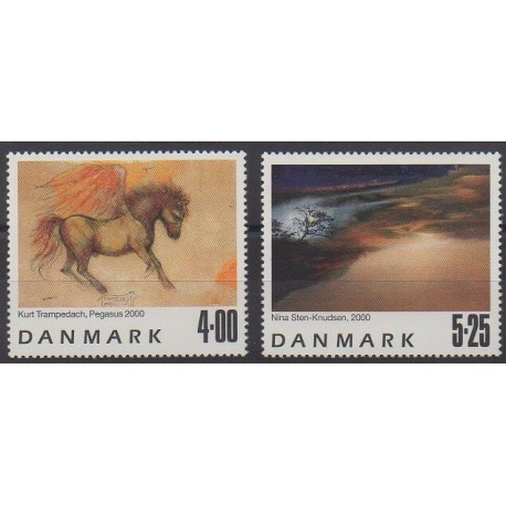 Denmark - 2000 - Nb 1264/1265 - Paintings