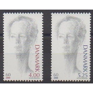 Buy this set of stamps of Denmark of the year 2000 (Nb 1241/1242).