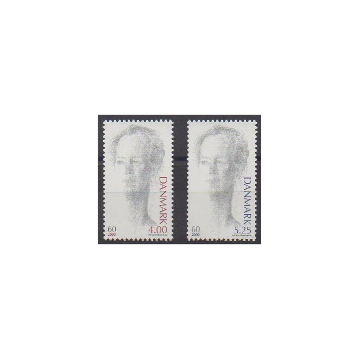 Acheter cette série de timbres du Danemark de l'année 2000 (No 1241/1242).