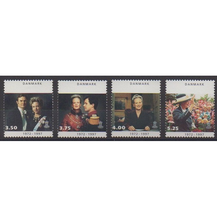 Acheter cette série de timbres du Danemark de l'année 1997 (No 1144/1147).