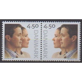 Buy this set of stamps of Denmark of the year 2004 (Nb 1372/1373).