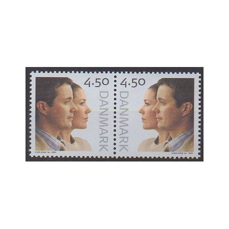 Danemark - 2004 - No 1372/1373 - Royauté - Principauté