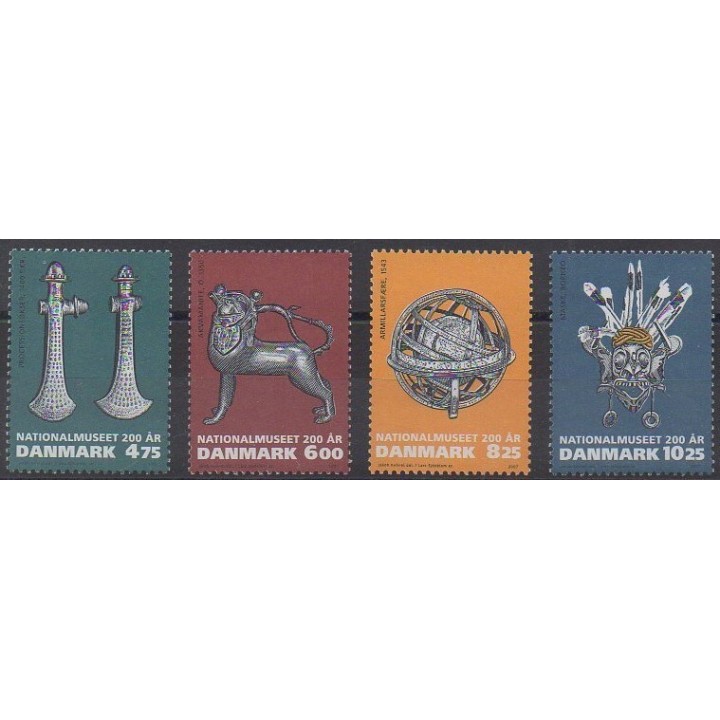 Acheter cette série de timbres du Danemark de l'année 2007 (No 1465/1468).