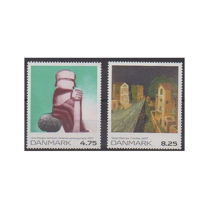 Acheter cette série de timbres du Danemark de l'année 2007 (No 1471/1472).